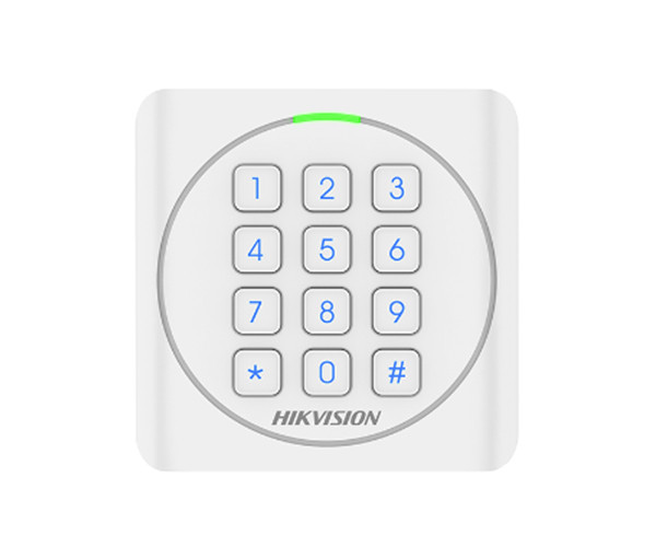 【海康威視IC密碼門禁讀卡器】?？低旽IKVISION數字鍵盤門禁IC讀卡器DS-K1801MK